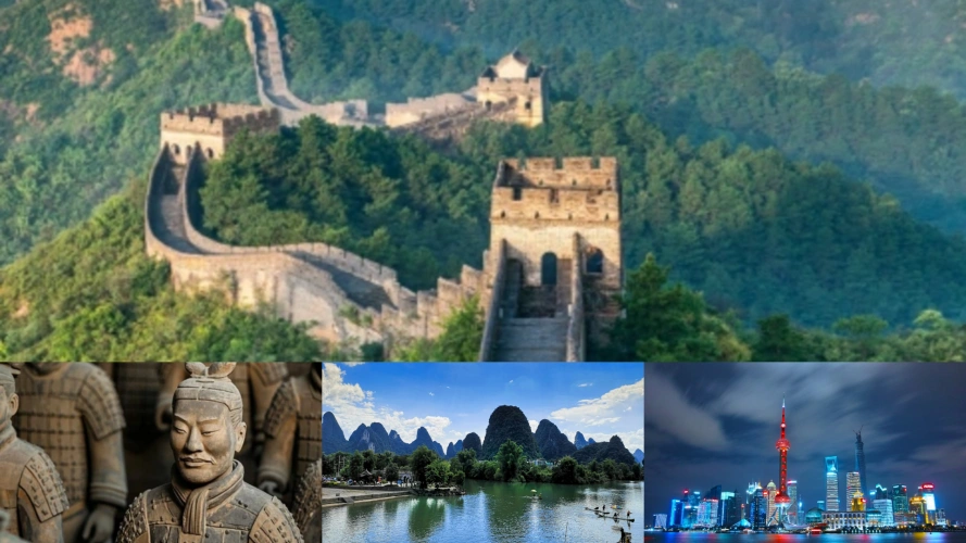 Beijing Xi'an Guilin Shanghai Tour