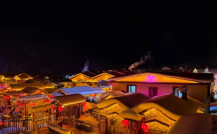China Snow Town