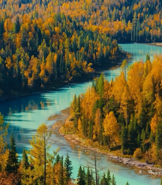 Xinjiang Kanas Lake