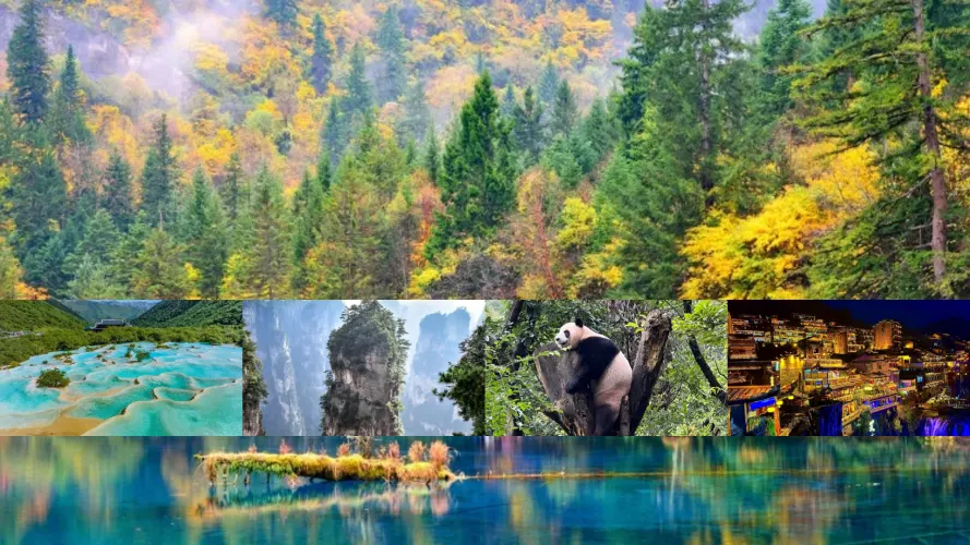 Chengdu Jiuzhaigou Zhangjiajie Tour