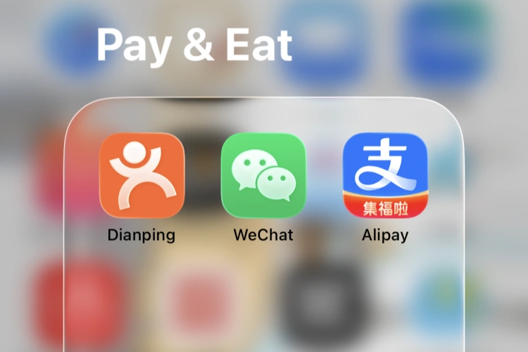 China Pay and Eat App