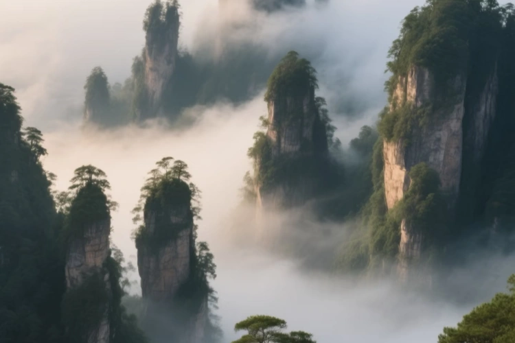 Zhangjiajie Floating Mountains