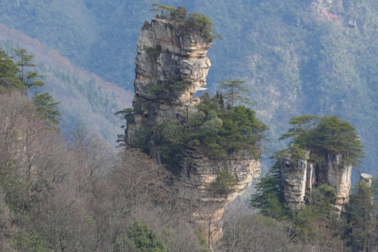 Zhangjiajie Tianzi Mountain Fairy Offering Flowers