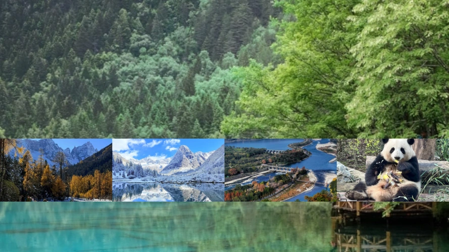 Chengdu Jiuzhaigou Bipenggou Siguniang Mountain Tour