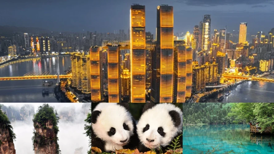 Chongqing Zhangjiajie Chengdu Jiuzhaigou Tour