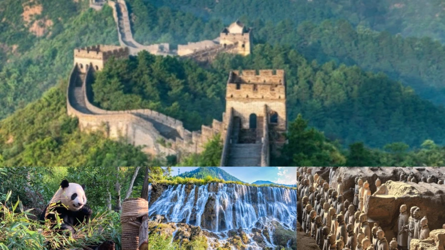 Chengdu Jiuzhaigou Xi'an Beijing Tour